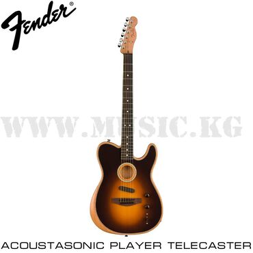 video cassette player: Электроакустическая гибридная гитара Fender Player Acoustasonic®