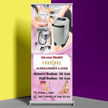 banner reklam: Roll-up banner dizayn və çap xidməti Dizayn + konstruksiya daxil 85 — 3