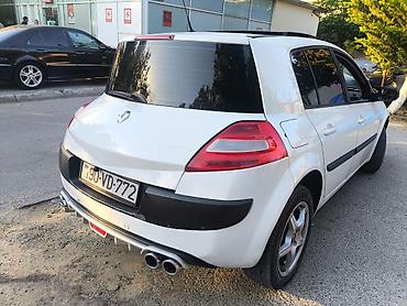 Renault: Reno meqan 2 2007 1.6 Benzin avtomat luku var oturacaqlarin isinmesi — 1