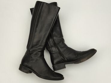 Obuwie damskie: Wysokie buty Geox, 39, stan - Dobry