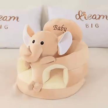 simpo komode: Foteljica za bebe BABY ELEPHANT BROWN A10-130 Mekana bebi foteljica u — 1