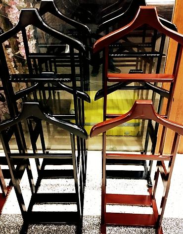 dolab ofis: Taxta geyim asılqanı – kişi valet dayağı ünvan AMAY ticarət mərkəzi ağ — 6