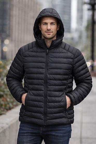 Куртки: Мужская куртка, 8XL, Б/у, цвет - Черный, Самовывоз, Платная доставка — 2