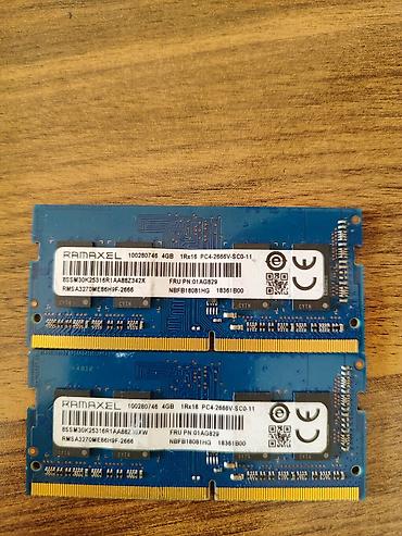 komputer ehtiyat hisseleri: Operativ yaddaş (RAM) Kingston, 16 GB, 3600 Mhz, DDR4, Noutbuk üçün, İşlənmiş — 4