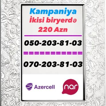 SİM-kartlar: Nömrə: ( 050 ) ( 2038103 ), Yeni