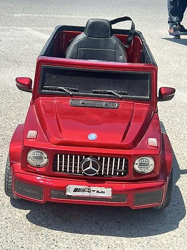 Детский мир: Uşaq üçün elektrikli minik maşını – Mercedes-Benz G-Class üslubunda — 2