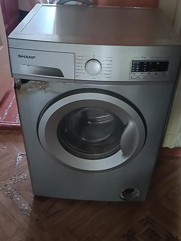sharp soyuducu servis: Sharp önyükləməli paltaryuyan maşın - Model: Sharp ES-FP608S (paneldə — 1
