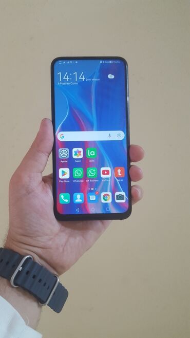 telfon islenmis: Huawei P Smart Z, 64 GB, rəng - Qara, İki sim kartlı