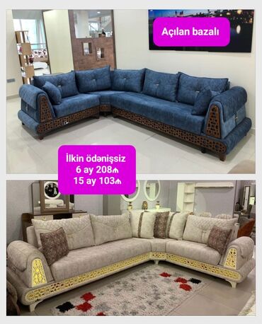 Divanlar: Künc divan, Yeni, Açılan, Bazalı, Parça, Pulsuz çatdırılma — 3