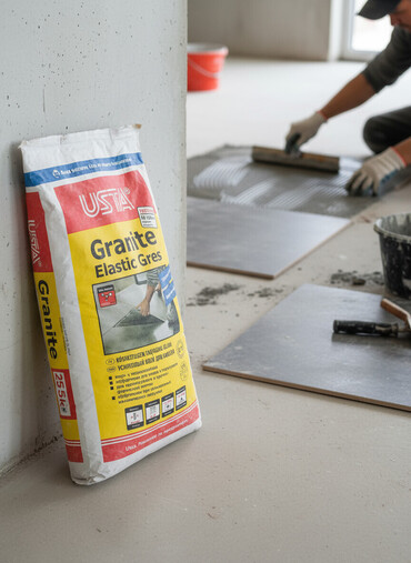 присоска для кафеля: 25 кг. Эластичный клей для плитки USTA Granite Elastic Gres