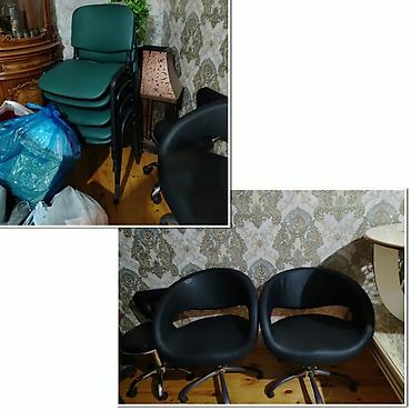 TƏCİLİ SALON ƏŞYALARI SATILIR: Stullar təzədir yaşıl stullrln biri