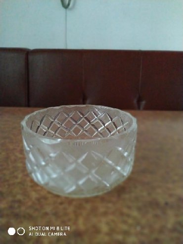 кухонная посуда: Хрустальная ваза для конфет