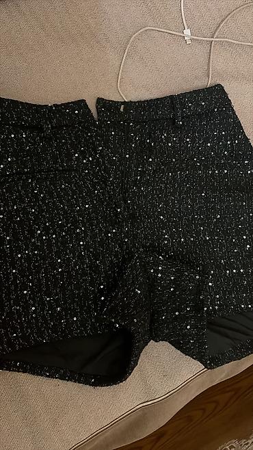 topdan geyim: Qadın kostyumu – AMISU marka - Rəng: qara - Parça: bouclé/tweed — 2