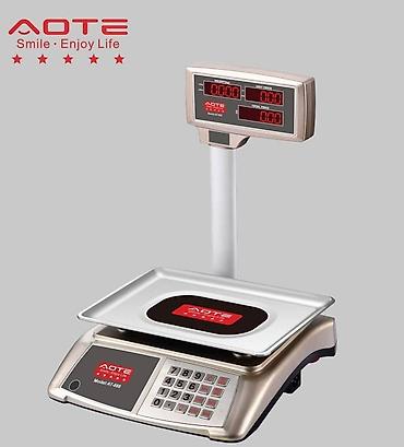 Торговые электронные весы AOTE AT-888 с расчётом стоимости -
