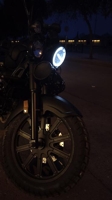 255 35 19: Istiqlal deyirler Mənə görə Qara TANK dir . Kruizer tipli motosiklet — 8