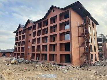 alfa resort: 1 комната, 34 м², Элитка, 2 этаж, ПСО (под самоотделку) — 2