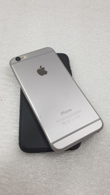 6 айфон: IPhone 6, Колдонулган, 32 ГБ, Space Gray, Каптама, 100 %