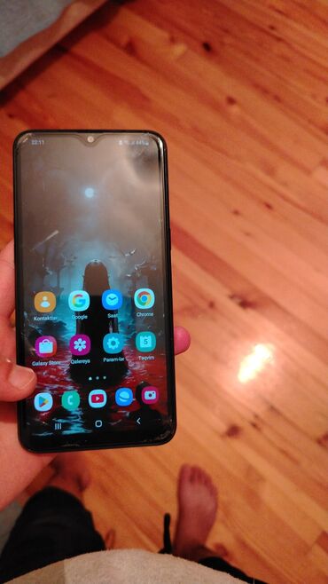 ekran kartları: Samsung Galaxy A10s, 32 GB, rəng - Qara, İki sim kartlı