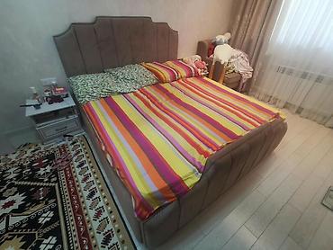 Çarpayılar: Lüks yumşaq başlıq və çərçivəyə malik iki nəfərlik çarpayı - Ölçü — 4
