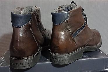 Čizme: Muške zimske kožne čizme original Bugatti broj 45 Nove,nikad nošene - — 3