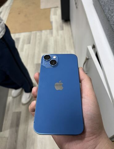 telefon ayfon 6: IPhone 13, 128 ГБ, Синий, Face ID