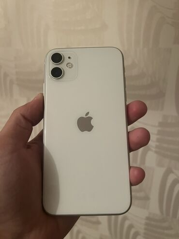 iphone 11 en ucuz qiymeti: IPhone 11, Белый, Face ID