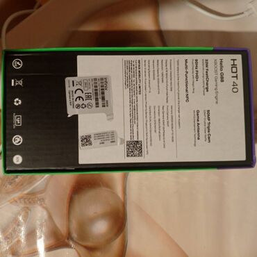 телефон fly iq440: Infinix Hot 40, 256 ГБ, цвет - Синий