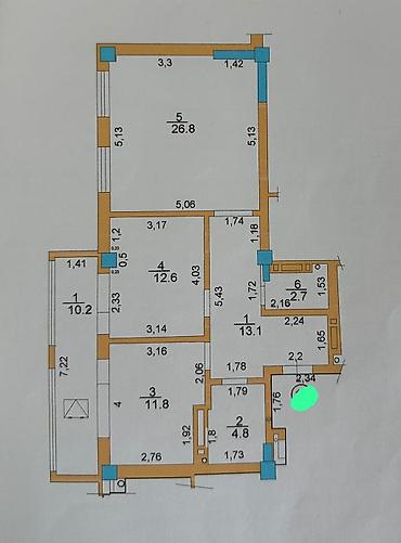 Продажа квартир: 2 комнаты, 82 м², Элитка, 6 этаж, Евроремонт — 12