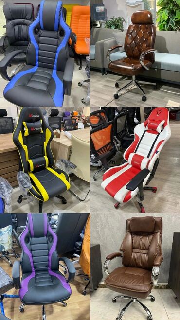Ofis və oyun kresloları: Yeni, Təkərli, Qolları tənzimlənir, Dəri -da lalafo.az — 8 Ofis və oyun kresloları: Yeni, Təkərli, Qolları tənzimlənir, Dəri — 8