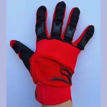 Oprema za bicikliste: FOX MTB/motokros rukavice – crveno/crne - Sportske rukavice za MTB — 12