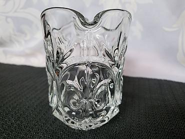 Čajnici: Bokal nov kristalni iz 70ih. Kristalni bokal,pun rad,sve na njemu — 5