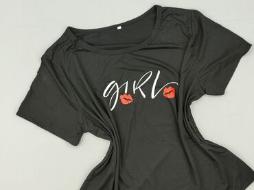 bluzy ze śmiesznym napisem: T-shirt damski, rozmiar XL