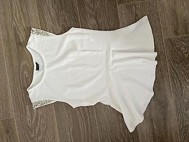 bele: Beli ženski top/majica bez rukava BODY FLIRT, veličina 38. - Kroj — 1