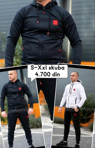 Trenerke: Komplet, 2XL, 3XL, L, Nike, bоја - Šareno, Pamuk — 9