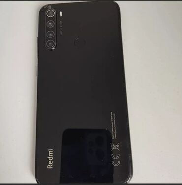 телефон нот 7: Xiaomi, Redmi Note 8, Б/у, 64 ГБ, цвет - Черный, 2 SIM