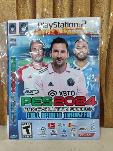 kart oyun: Pes 2024 Playstation 2 ucun Komputer oyunlari İsdenilen oyun diskledi