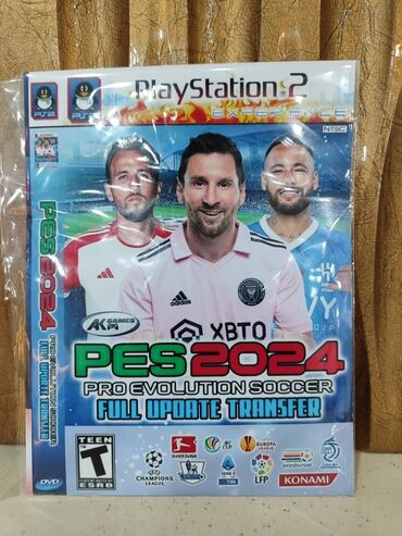 pes 2013: Ps2, Pes 2024 yeni PlayStation 2, komputer oyun DVD disler Satişa