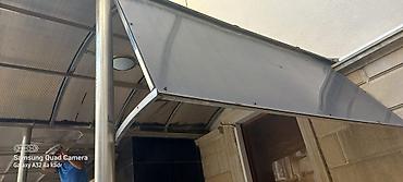 Polikarbonat giriş örtüyü (vizor) - Material: UV qoruyuculu