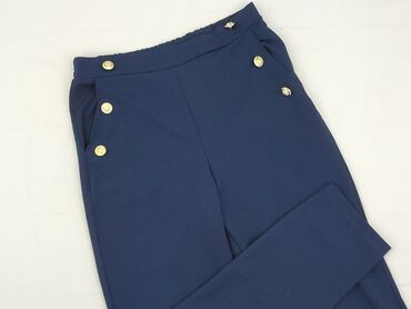 markowe dżinsy: Material trousers for women, SinSay, size M (EU 38)