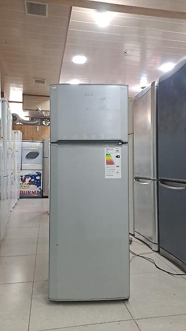 Mətbəx texnikası: Üstdən donduruculu iki qapılı soyuducu - Rəng: gümüşü (inox — 2
