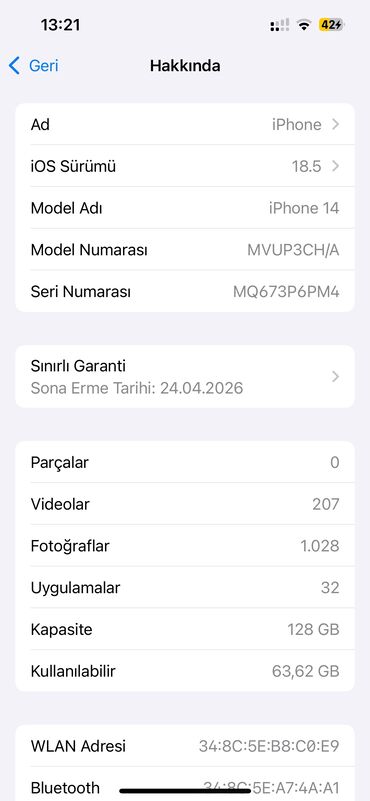 аккумулятор 12в 7а ч: IPhone 14, 128 ГБ, Space Gray, Отпечаток пальца, Face ID, С документами