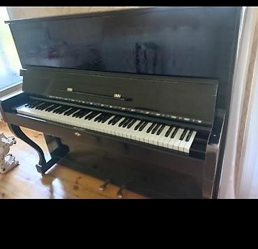 instrumenti: Upright royal piano - Korpus: klassik parlaq qara rəng, möhkəm taxta — 1