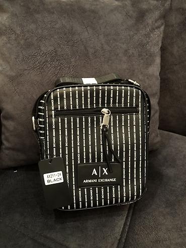 41 5: Сумка через плечо Armani Exchange A|X, цвет Black (ярлык AX211-2B — 1