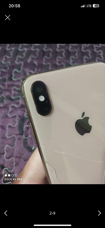 треснут: IPhone Xs Max, Б/у, Чехол, 100 % — 6