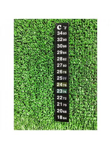 Зоотовары: Термометр (наклейка) жидкокристаллический Aqua-Pro полоска 18-34С