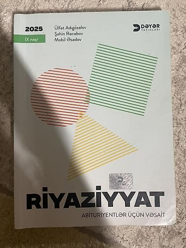 varli ata kasib ata: Məhsul: “Riyaziyyat – Abituriyentlər üçün vəsait” Nəşriyyat: Dəyər — 1