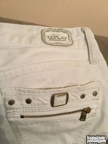 Farmerke: Original Replay farmerice 33 / 28 100% cotton Polustruk 44cm — 11