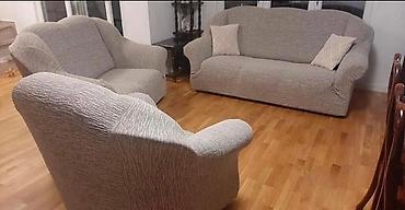 Prekrivači za nameštaj: Navlake za stolice akcija Sa karnerima 2700 din 6 kom jednobojne — 2