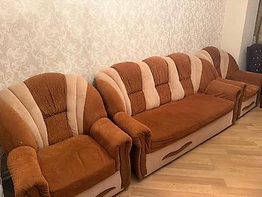 divan kravat: Mebel dəsti – 3 hissə - 1 ədəd 3 nəfərlik divan - 2 ədəd kreslo — 4