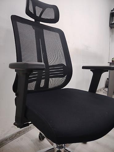 ofis kreslolar: Ofis üçün təkərli müdir kreslosu - Ergonomik dizayn: nəfəsalan mesh — 5